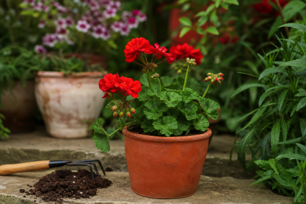 Mușcata (Pelargonium zonale) – sfaturi pentru plantare, creștere și întreținere