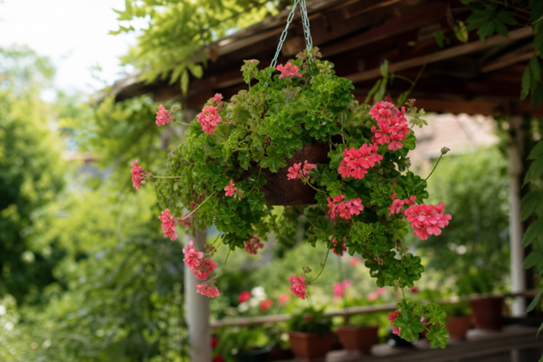 Mușcata curgătoare (Pelargonium peltatum): ce condiții cere și cum o îngrijești
