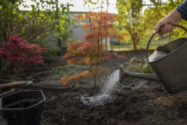 Arțar japonez (Acer palmatum) – plantare, udare și întreținere