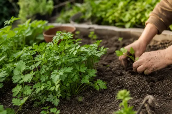 Pătrunjel (Petroselinum crispum) – sfaturi de plantare și îngrijire