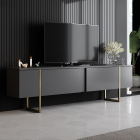 Comoda TV 180 X 30 X 50 Luxe - Anthracite Gold