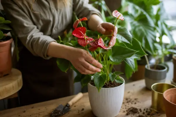 Anthurium (Anthurium andraeanum) – ghid practic de plantare și îngrijire
