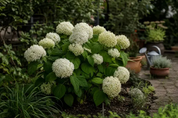 Hortensie Annabelle (Hydrangea arborescens) – sfaturi de plantare și îngrijire